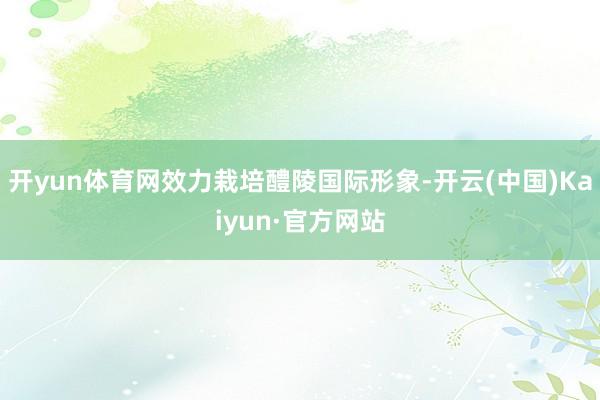 开yun体育网效力栽培醴陵国际形象-开云(中国)Kaiyun·官方网站