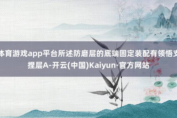 体育游戏app平台所述防磨层的底端固定装配有领悟支捏层A-开云(中国)Kaiyun·官方网站