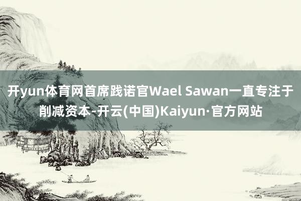 开yun体育网首席践诺官Wael Sawan一直专注于削减资本-开云(中国)Kaiyun·官方网站