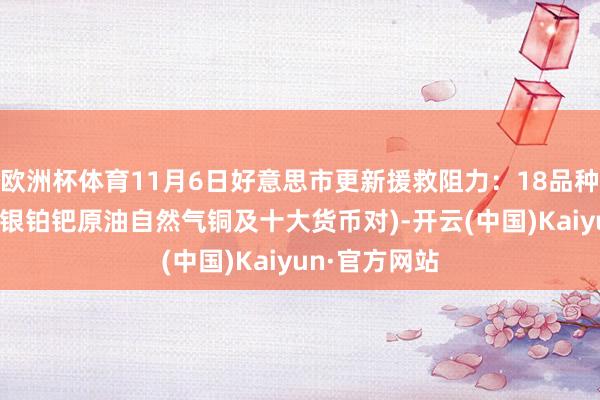 欧洲杯体育11月6日好意思市更新援救阻力:18品种援救阻力(金银铂钯原油自然气铜及十大货币对)-开云(中国)Kaiyun·官方网站