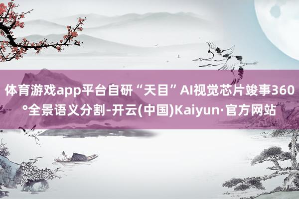 体育游戏app平台自研“天目”AI视觉芯片竣事360°全景语义分割-开云(中国)Kaiyun·官方网站