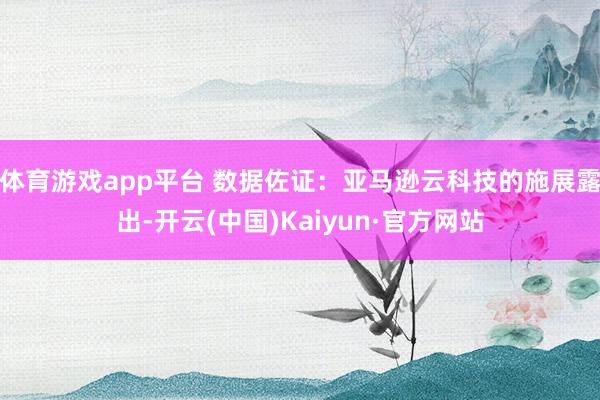 体育游戏app平台 数据佐证：亚马逊云科技的施展露出-开云(中国)Kaiyun·官方网站